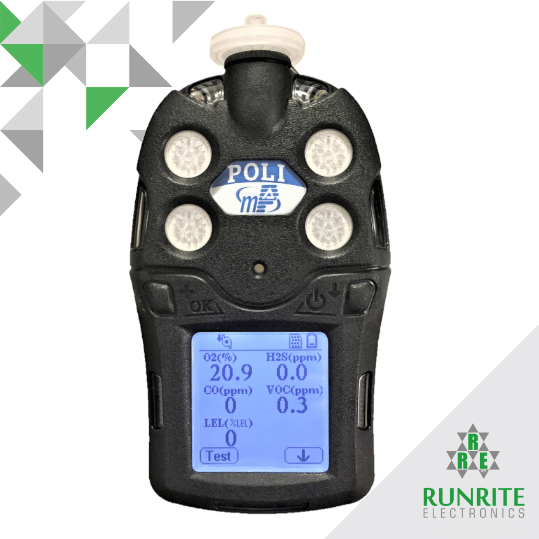 Multi gas monitor with PID for VOC measurement