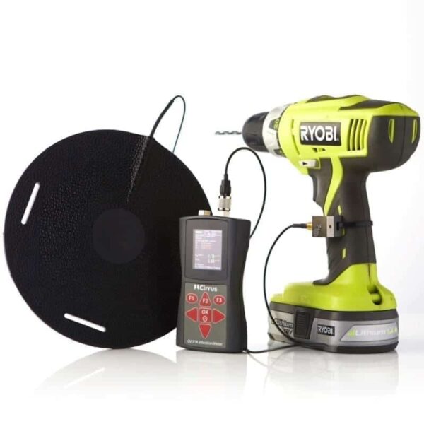 Revo Hand Arm and Whole Body Vibration meter with drill tool